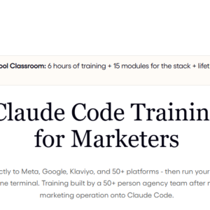 Alex Cleanthous – Claude Code Training for Marketers
